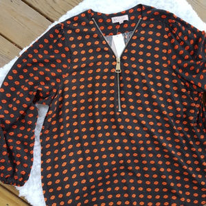 NWT Philosophy Polka Dot Lip Blouse Size 2X